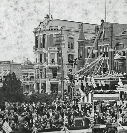 2.) Close-up of Mckinley and the Crowd