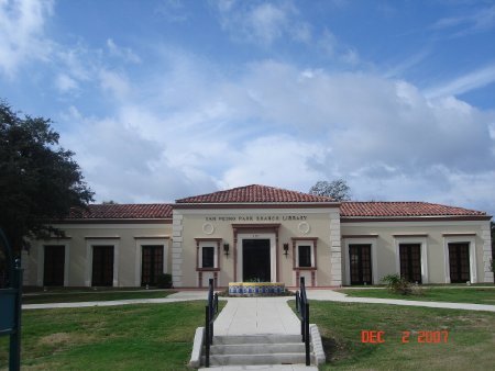 The restored library provides an inviting place for people to read, 2007.
