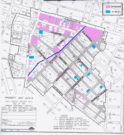 Hemisfair Neighborhood Map