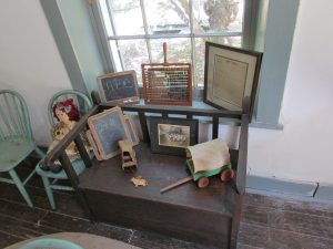 School items of Mrs. Ernestine Edmunds in the Yturri-Edmunds main house.