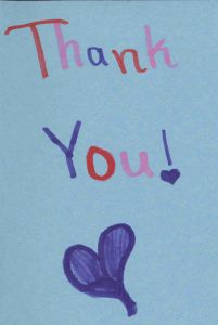 Thumbnail image of thank you card