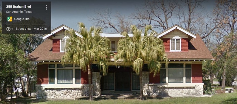 Front of the C.T. Boelhauwe House, an Arts and Crafts style home (razed).