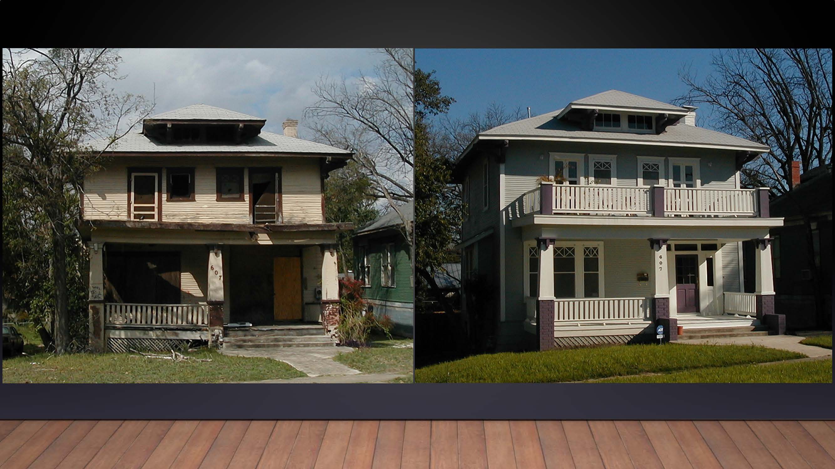 607 Magnolia Before & After