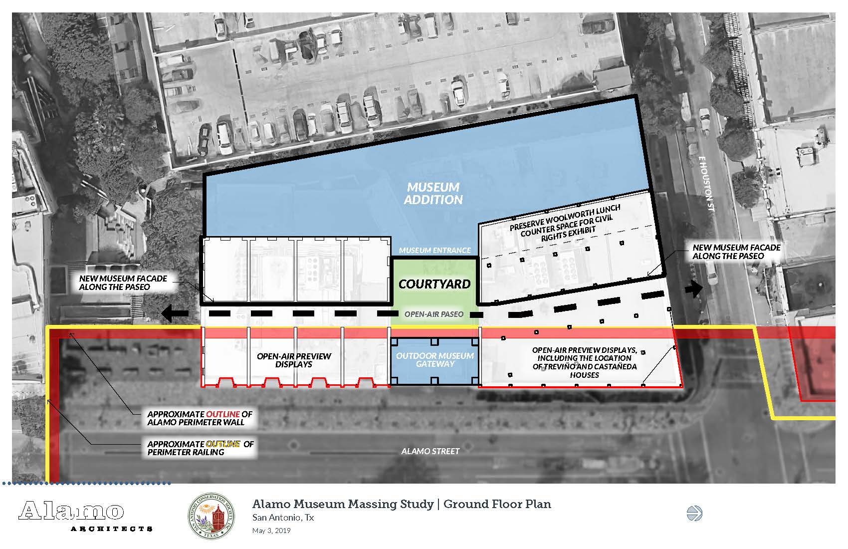 Alamo Museum Compromise Plan The Conservation Society Of San Antonio