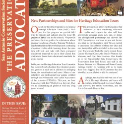 front page of Fall 2019 Preservation Advocate