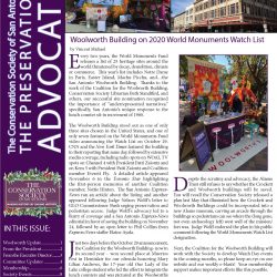 Front page of Winter 2019 Preservation Advocate