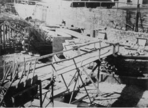 Construction of the Arneson River Theater, c. 1939