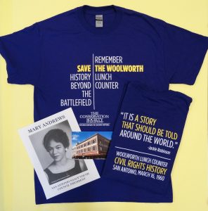 Purple Save the Woolworth T-shirt