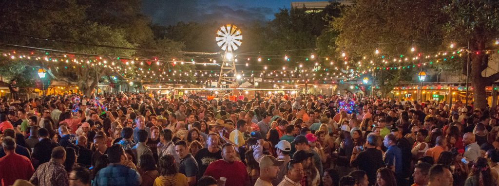 NIOSA crowds gather in Frontier Town on Maverick Plaza