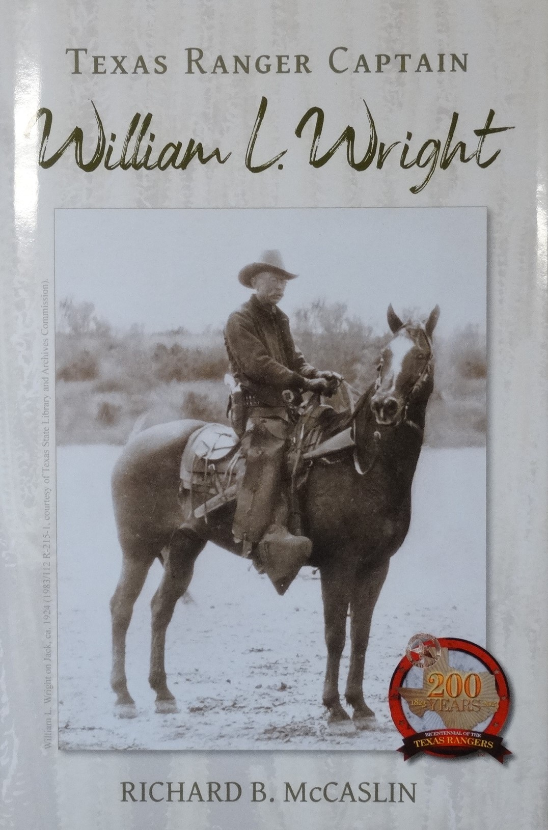 Book cover for Texas Ranger Captain William L. Wright