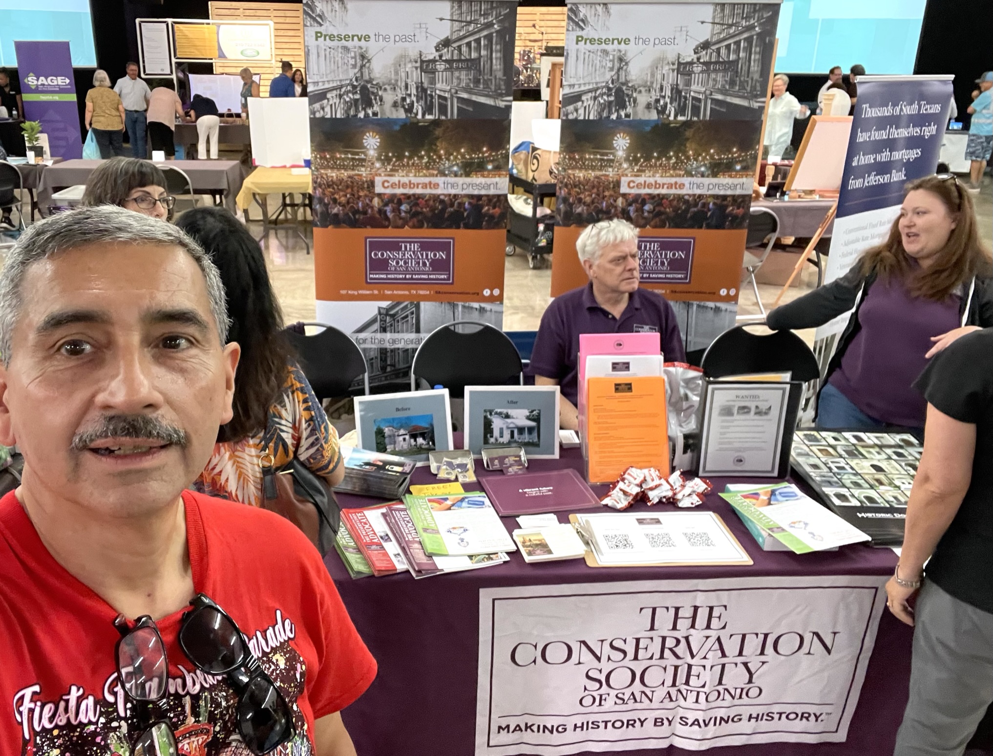 Conservation Society's information table at the 2022 Historic Homeowner Fair.