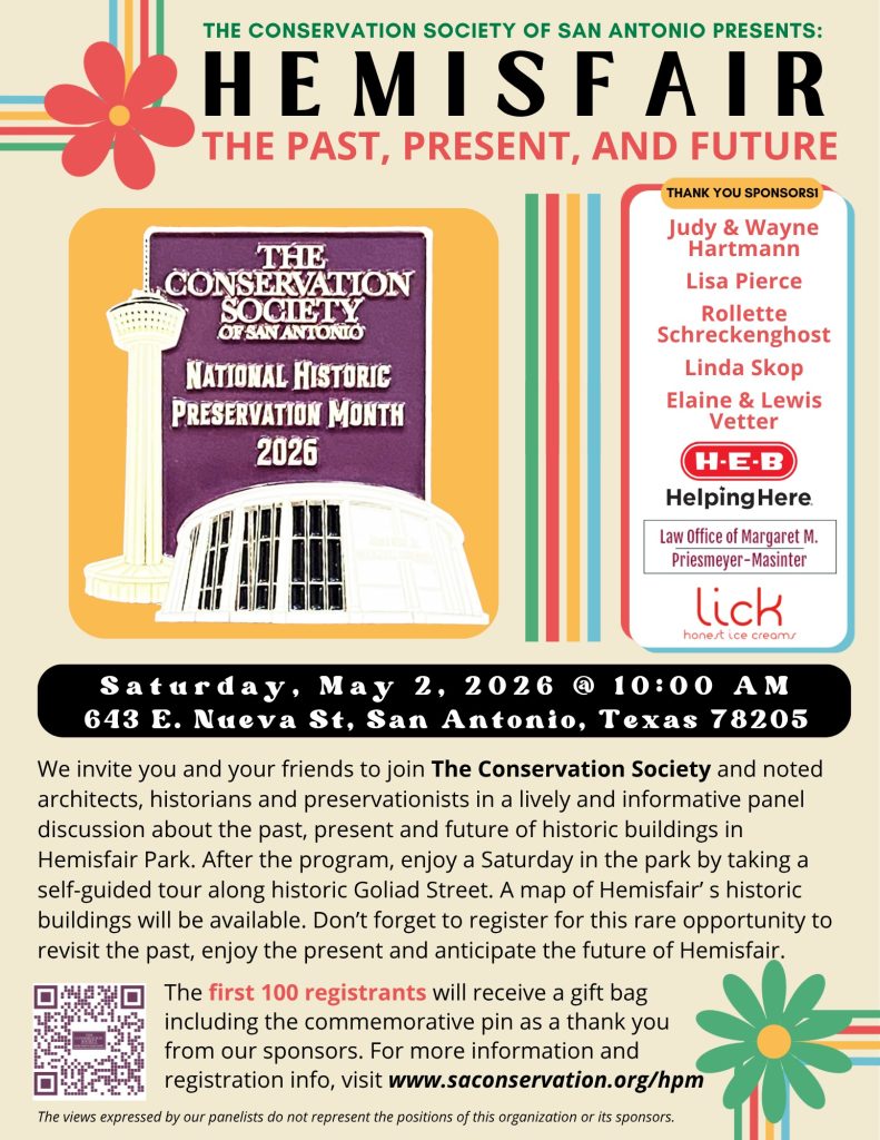 Hemisfair: The Past, Present, and Future event flyer