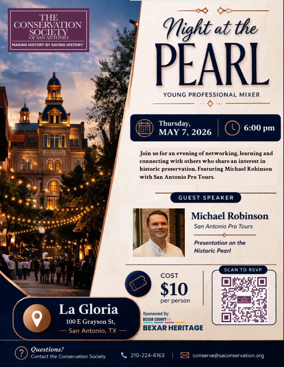 Night at the Pearl- Young Professional and Member Event