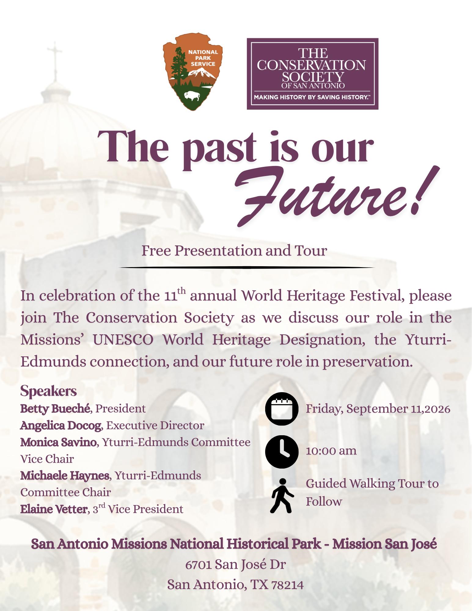 World Heritage Event at Mission San Jose