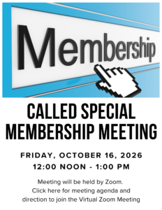 Called Special Meeting – Update